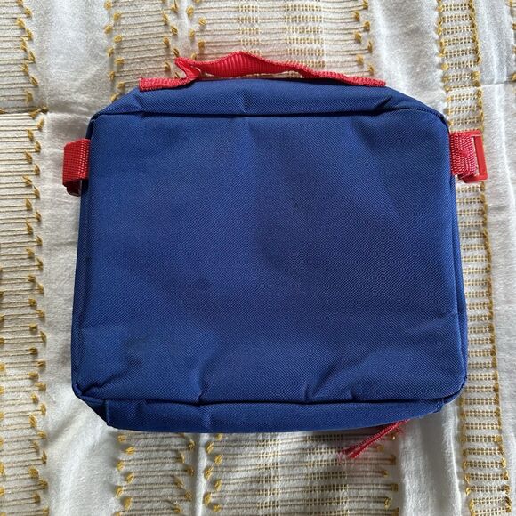 Super Mario w/ Gold Boxes Soft Shell Canvas Insulated Kid’s Lunch Bag RARE FIND - Picture 2 of 5